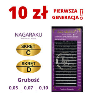 WYPRZEDAŻ - końcówki serii Nagaraku Pierwsza Generacja (złota naklejka)