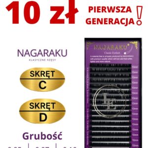 WYPRZEDAŻ - końcówki serii Nagaraku Pierwsza Generacja (złota naklejka)
