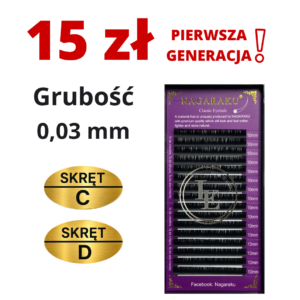 WYPRZEDAŻ - końcówki serii Nagaraku Pierwsza Generacja (złota naklejka)